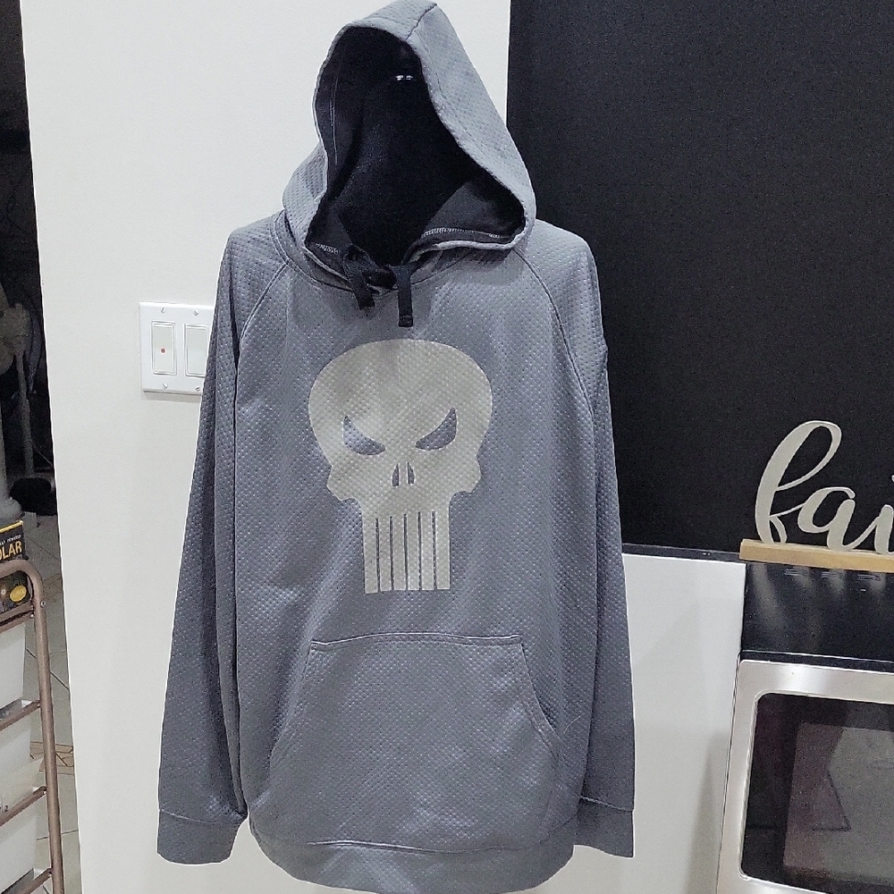 Marvel Gray Punisher Skull Sweatshirt